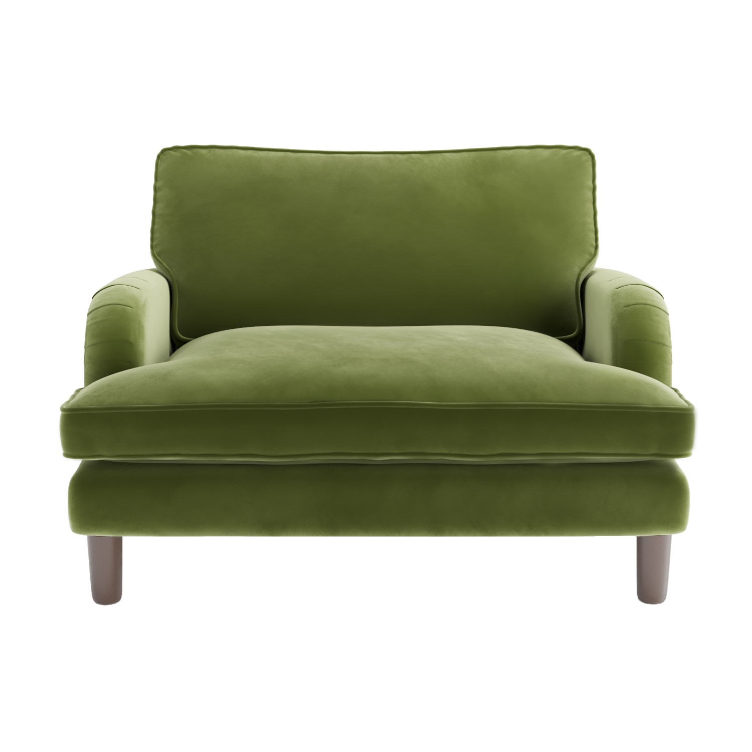 Read more about Pet sofa bed in olive green velvet suitable for dogs & cats